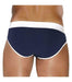 ''TOF PARIS ALPHA" Clasic Brief Cotton Underwear Stretch Navy-White 30 - SexyMenUnderwear.com