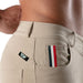 TOF PARIS Chino Shorts PATRIOT 5 Pocket Low-Waist & Tight Fit Short Beige