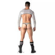 TOF PARIS Fashion Glitter Bolero Shiny Sequin Silver 203