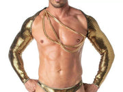 TOF PARIS Glitter Fashion Gold Chains With Clasps Attachment 771