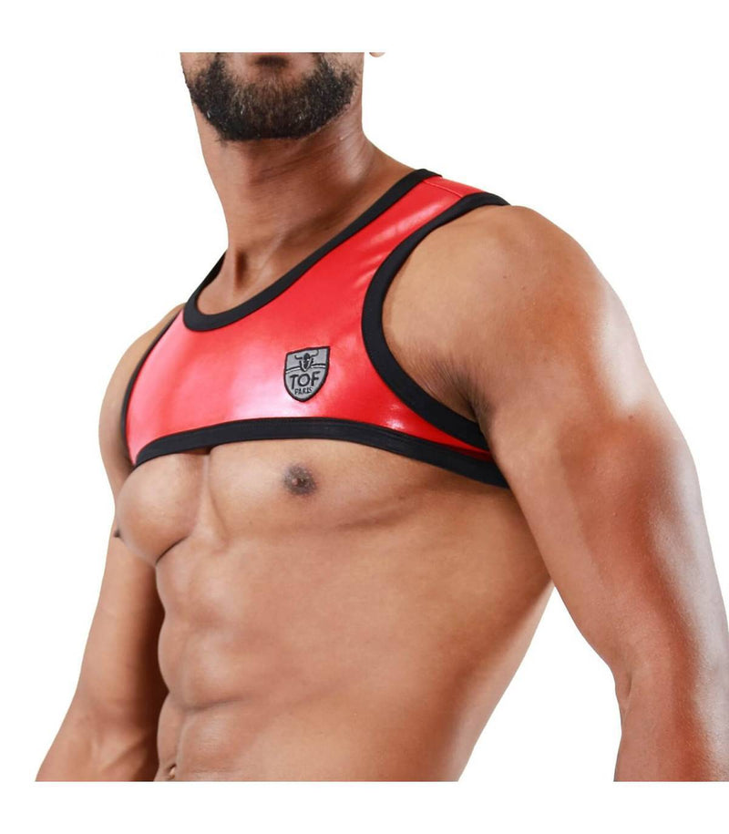 TOF PARIS Harness DERI Elegant Flashy Red Sexy 22