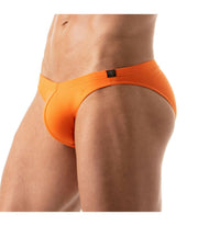 TOF PARIS Mini Briefs Low Waist Stretch Cotton Bikini Brief Orange 65