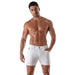 TOF PARIS Patriot Chino Shorts 5-Pocket Tight Fit Cotton Short White