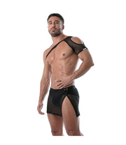 TOF PARIS Shoulder Harness Mesh Circuit Transparent Black 90
