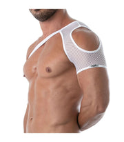 TOF PARIS Shoulder Harness Mesh Circuit Transparent White 90