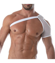 TOF PARIS Shoulder Harness Mesh Circuit Transparent White 90