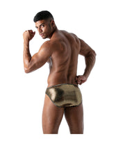 TOF PARIS Star Bikini Brief Fashion Glitter Gold Briefs 60