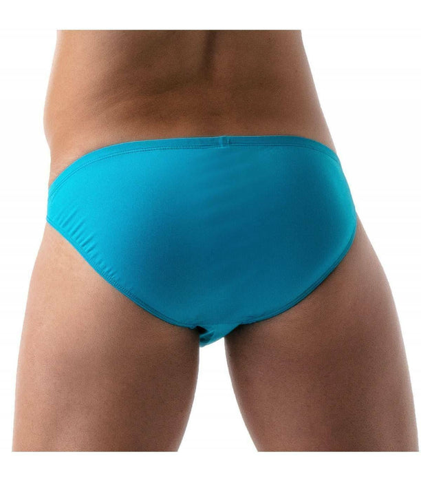TOF PARIS Swimwear Bulge Bikini Swim Briefs Low-Waist Very Tight-Fit Turquoise 9