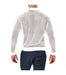 TOF PARIS Vest Ibiza Zipped Mesh Vest Elegant Breathable Jacket White