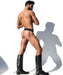 Tom of Finland by RUFSKIN Pouch WINK Backless Perforated Rubberized Spandex 24