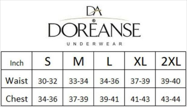 Trio Pack Boxer DOREANSE Cotton Modal Black + White + Navy 1777