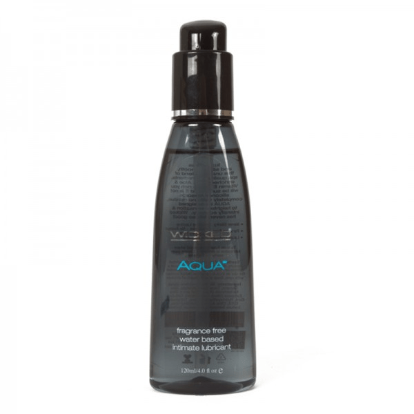 Wicked Aqua Lubricant Fragrance Free Intimate Lubrifiant Water Based 4oz/120Ml I