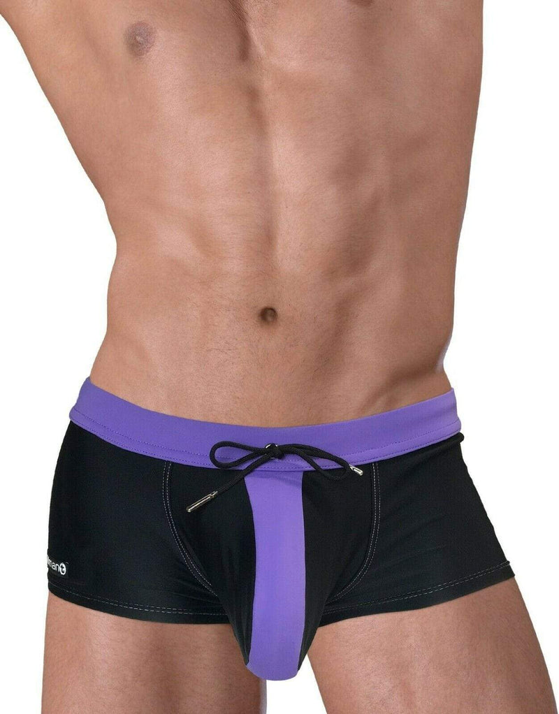 WildmanT Swimwear Moby Big Boy Pouch Swim-Short Square Cut Purple MDS-SQ 2