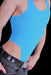 WOJOER Stringbody Sheer Swim Thongs Bodysuit Light Blue Singlet 320S5 4