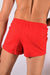 XL - JJ MALIBU Cotton Stretchy Short With Side Pocket Red 2